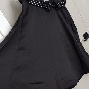 Torrid Black Pencil Skirt with Polka Dot Belt